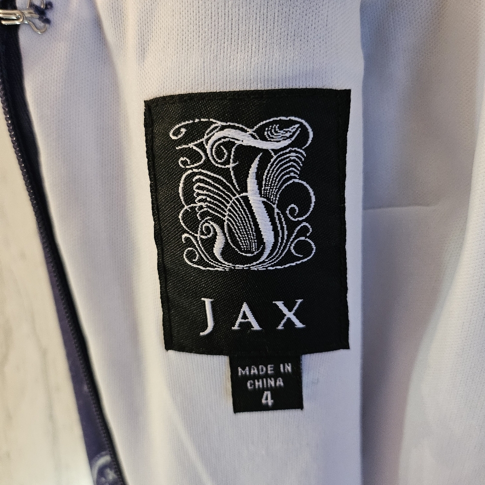 Jax Elegant Floral Sleeveless Dress Size 4 - Picture 14 of 14
